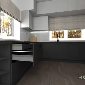 3D vizualizace interiéru kuchyně