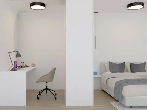 Realizovaný návrh kanceláře - Mishka Design Brno