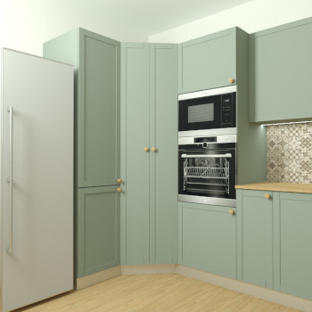 Dokončené návrhy interiérů Kuchyně na míru